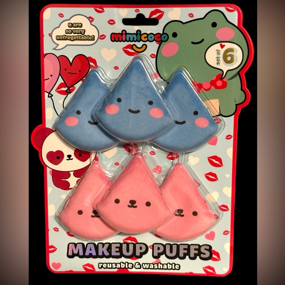 NEW•MIMICOCO Powder Makeup Blending Puffs 6pk
